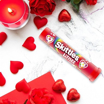 Skittles Littles Original Mini Candy Valentine's Day Gift Mega Tube - 1.9oz