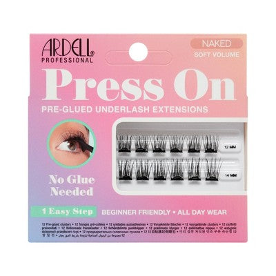 Ardell Press-On Mini Naked Soft Volume False Eyelashes - 12ct