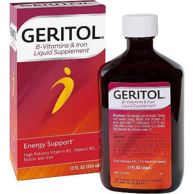 Geritol Liquid Energy Support with Ferrex Tonic - 12 oz