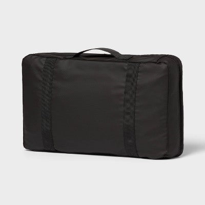 Collapsible Rolling Tote Black - Brightroom