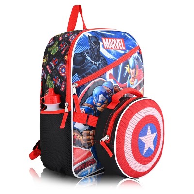 Marvel Kids' 5pc 16" Backpack Set with Lunch Bag