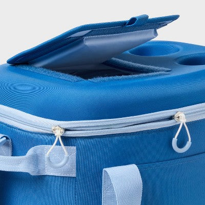 24 Cans/20.7qt Soft Sided Cooler - Sun Squad Blue