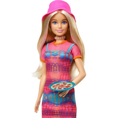 Barbie Pink Passport Italy Doll Set with Clothes & Travel Accessories