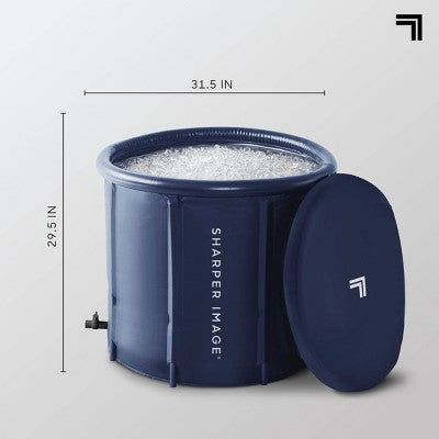 Sharper Image Ice Bath Portable 31.5" Inflatable Pool - Navy (LOCAL PICKUP ONLY)