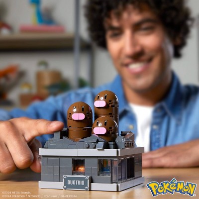 MEGA Pokemon Mini Motion Dugtrio Building Toy Kit - 343pc