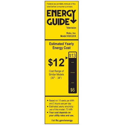 Hiro Roku TV 32" 720p HD Smart TV Flat Screen LED Television with Roku TV and Dolby Audio for Streaming (LOCAL PICKUP ONLY)