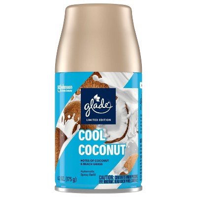 Glade Automatic Spray Air Freshener Refill - Cool Coconut - 6.2oz