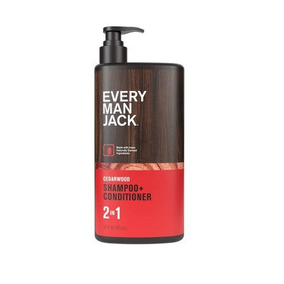 Every Man Jack 2-in-1 Shampoo + Conditioner - Cedarwood - 16 fl oz