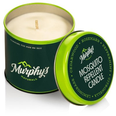 9oz 30-Hour Repellent Candle Tin - Murphy's Naturals: DEET-Free Outdoor Bug Protection, 10ft Coverage Area