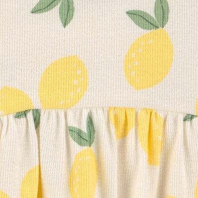 Carter's Just One You Baby Girls' 4pc Lemon Peplum Set 12M