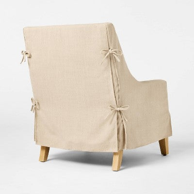 Camas Slipcover Accent Chair Khaki - Threshold designed with Studio McGee (LOCAL PICKUP ONLY)