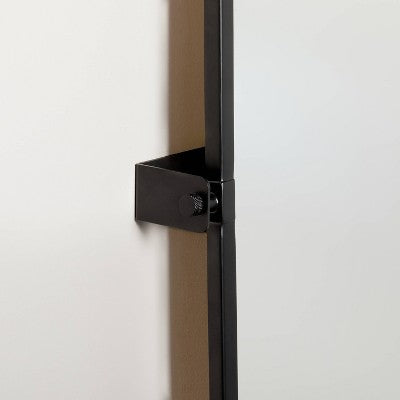 22"x30" Rectangular Bathroom Vanity Pivot Mirror Black Finish - Hearth & Hand with Magnolia: Wall Mount, Tiltable Design (LOCAL PICKUP ONLY)