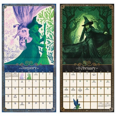 DateWorks 12"x12" 2026 Wicked Wall Calendar