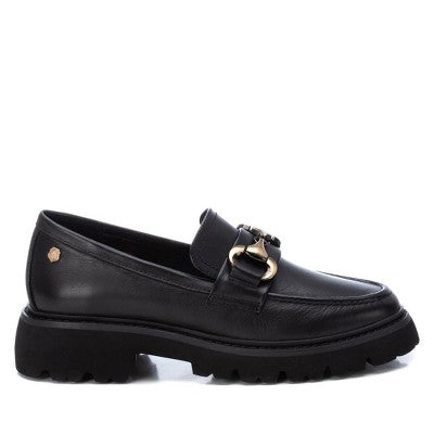 Carmela Leather Collection Women's Moccasins BLACK 6