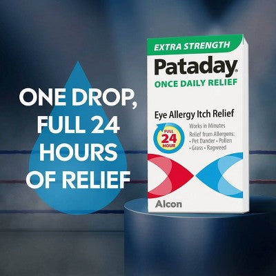 Pataday Once Daily Relief Extra Strength Allergy Eye Drops - 0.085 fl oz