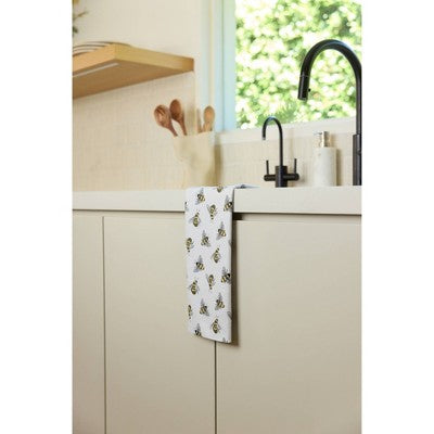 Geometry Kitchen Tea Towel Busy Bee
