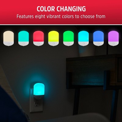 Energizer Color Changing LED Light Sensing Night Light