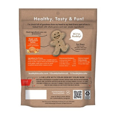 Buddy Biscuits Peanut Butter Soft and Chewy Dog Treats - 6oz