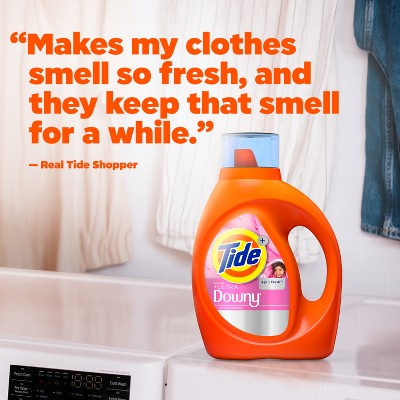 Tide + Downy April Fresh HE Concentrated Liquid Laundry Detergent 83 Loads - 117 fl oz