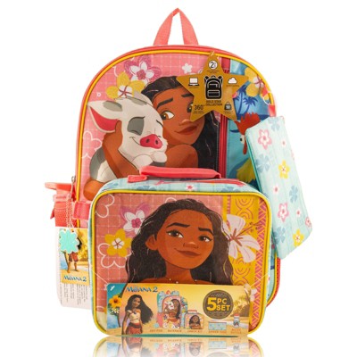 Disney 2L 16'' 5pc Kids' Lunch Set with Backpack - Orange