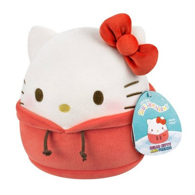 Hello Kitty 8" Squishmallows Dabodabo Hoodie Mass Stuffed Animal
