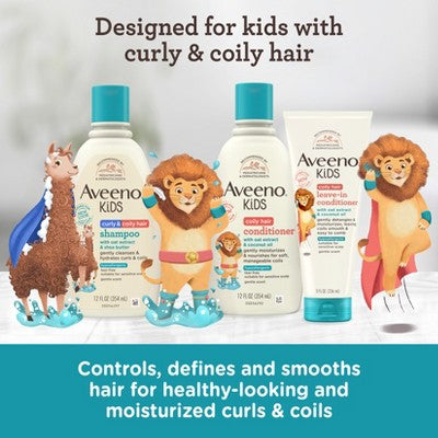 Aveeno Kids' Coily Hair Conditioner - 12 fl oz