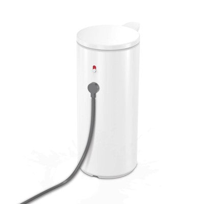 simplehuman 9oz Automatic Sensor Pump - Refillable Touchless Liquid Soap Dispenser - White Steel