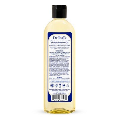 Dr Teal's Vanilla Comfort Moisturizing Bath & Body Oil with Essential Oils - 8.8 fl oz