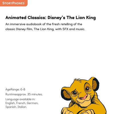 StoryPhones Disney The Lion King with Sound Effects and Music