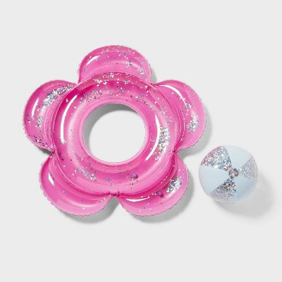 Flower Tube SMS Water Floats and Inflatables - Sun Squad: Novelty Pool Toy
