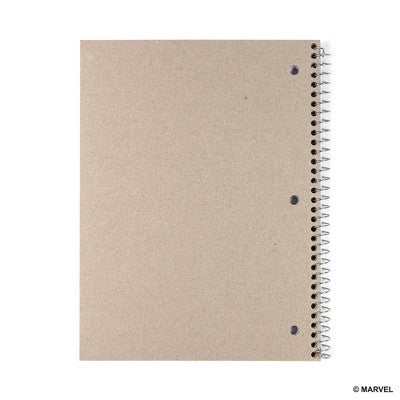 Yoobi Marvel 1 Subject Notebooks 8"x10.5" Wide Ruled with Pen Spider-Man Split, School Supplies