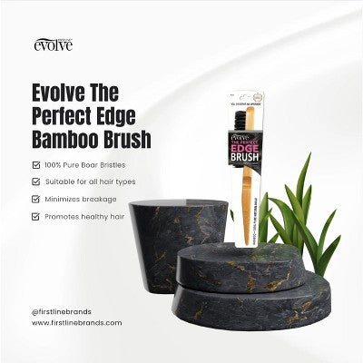 Evolve Products Edge Bamboo Hair Brush