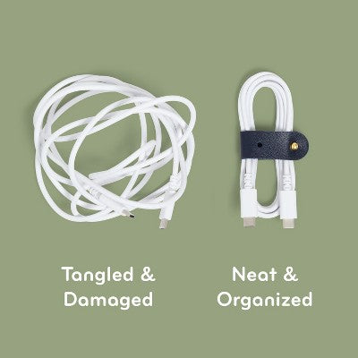U Brands 4ct Vegan Leather Cord Straps