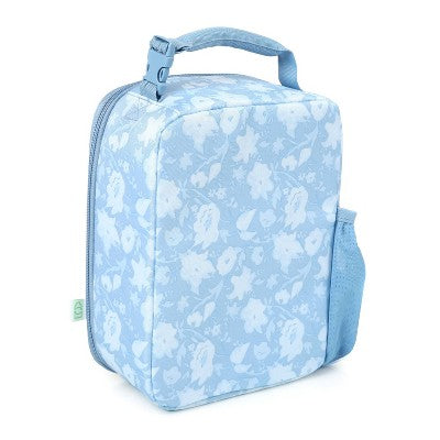 Fulton Bag Co. Upright Lunch Bag - Powder Blue Floral