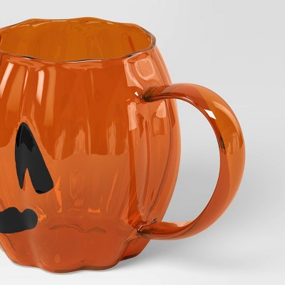 13.5 fl oz Glass Figural pumpkin Mug - Hyde and EEK! Boutique