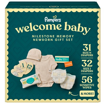 Pampers Swaddlers Gift Pack Disposable Diapers - Size 0-6 - 8pk