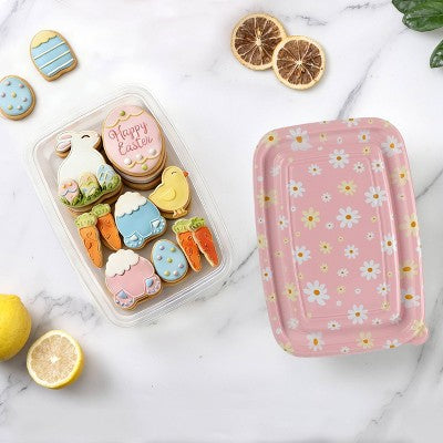 Cook With Color Floral 6pk 5c Semi Durable Food Storage Containers