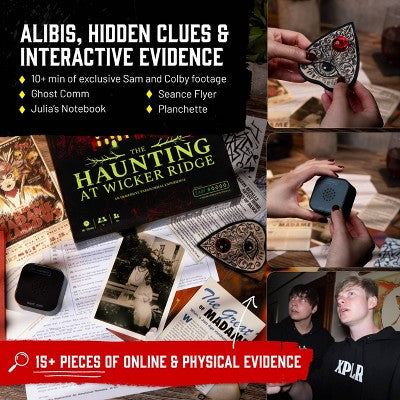 Hunt A Killer x Sam and Colby: The Haunting at Wicker Ridge Board Game