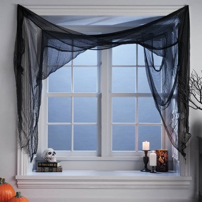 12.5' Jumbo Gauze Cloth Black Halloween Decorative Prop - Hyde & EEK! Boutique