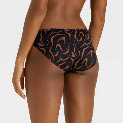 Women's Luxury Collection Bikini Underwear - Auden Black Wave M