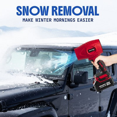 Bullseye Blower 20V Rechargeable Cordless Leaf Blower Dust Air Snow Blower 24,000 RPM Handheld Electric Blower with Battery and Charger