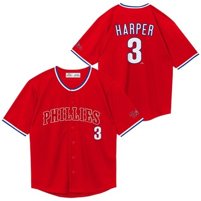 MLB Philadelphia Phillies Bryce Harper Youth Wordmark Jersey - XL