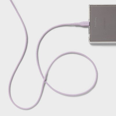 3' USB-C to USB-C Cable - heyday Pastel Lavender