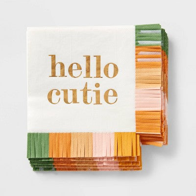 Orange Baby Shower Lunch Napkin 30ct - Spritz