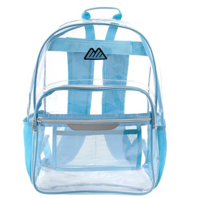 Summit Ridge Clear Backpack - Light Blue: School Bag for Preschool & Elementary