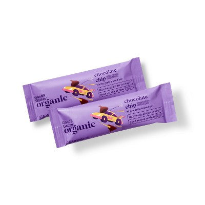 Organic Chocolate Chip Whole Grain Baked Bar - 15.24oz/12ct - Good & Gather