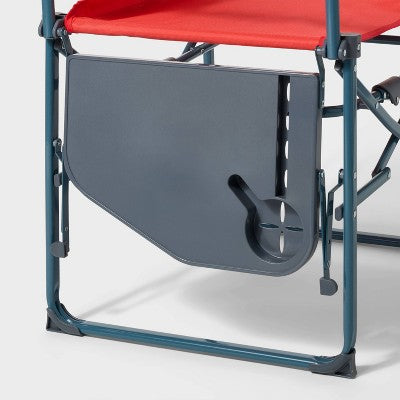 Folding Director's Outdoor Portable Camping Chair Red - All In Motion