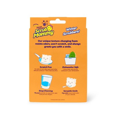 Scrub Daddy Special Edition Scrub Mommy Dual-Sided Scrubber + Sponge - Snowflake