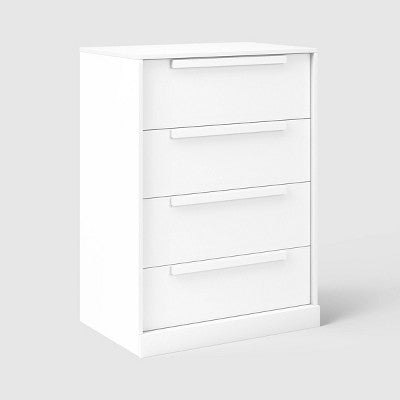 Modern 4 Drawer Dresser White - Room Essentials (LOCAL PICKUP ONLY)