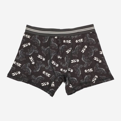 Men's Godzilla Boxer Briefs 2pk - Cream/Black M